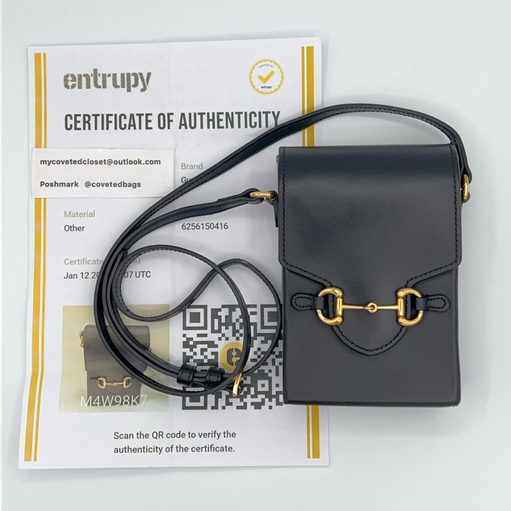 Gucci 1955 Mini Horsebit in Excellent Condition! W/Dust Bag and Entrupy COA